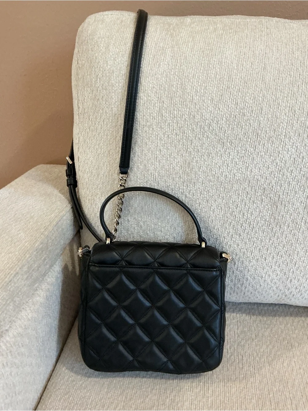 Kate Spade Natalia Quilted Leather Square Crossbody Flap Bag - NWOT
